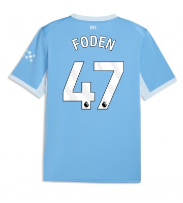 Manchester City Phil Foden #47 Hjemmebanetrøje 2026-27 Kortærmet